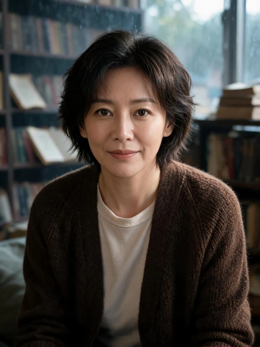 Su He，used-bookshop clerk · The Bookstore After Rain · A Letter 013