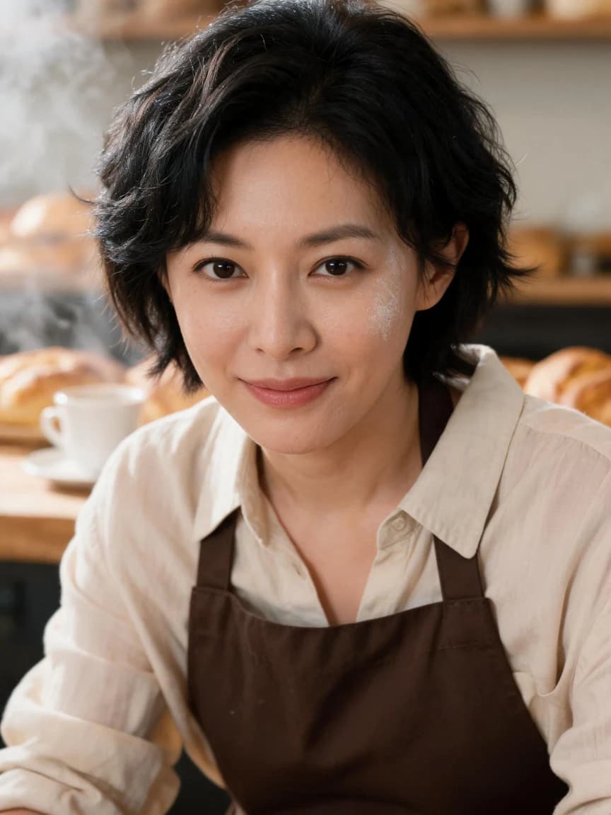 Su He，bakery owner · Early Morning Bakery · Distance 072