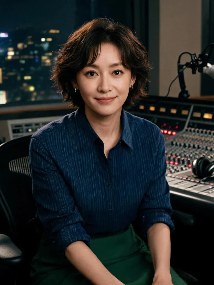 Luqing，night radio producer · The Last Bus · Invitation 074