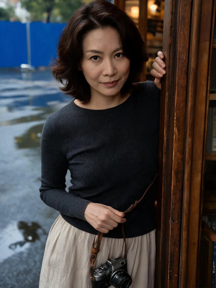 He Ning，bookshop owner · The Bookstore After Rain · Promise 085