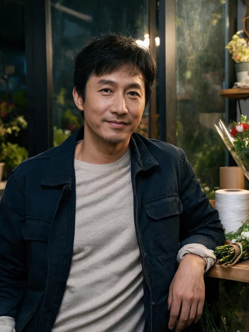 Lu Yuan，delivery man · The Corner Flower Shop: Goodnight 125