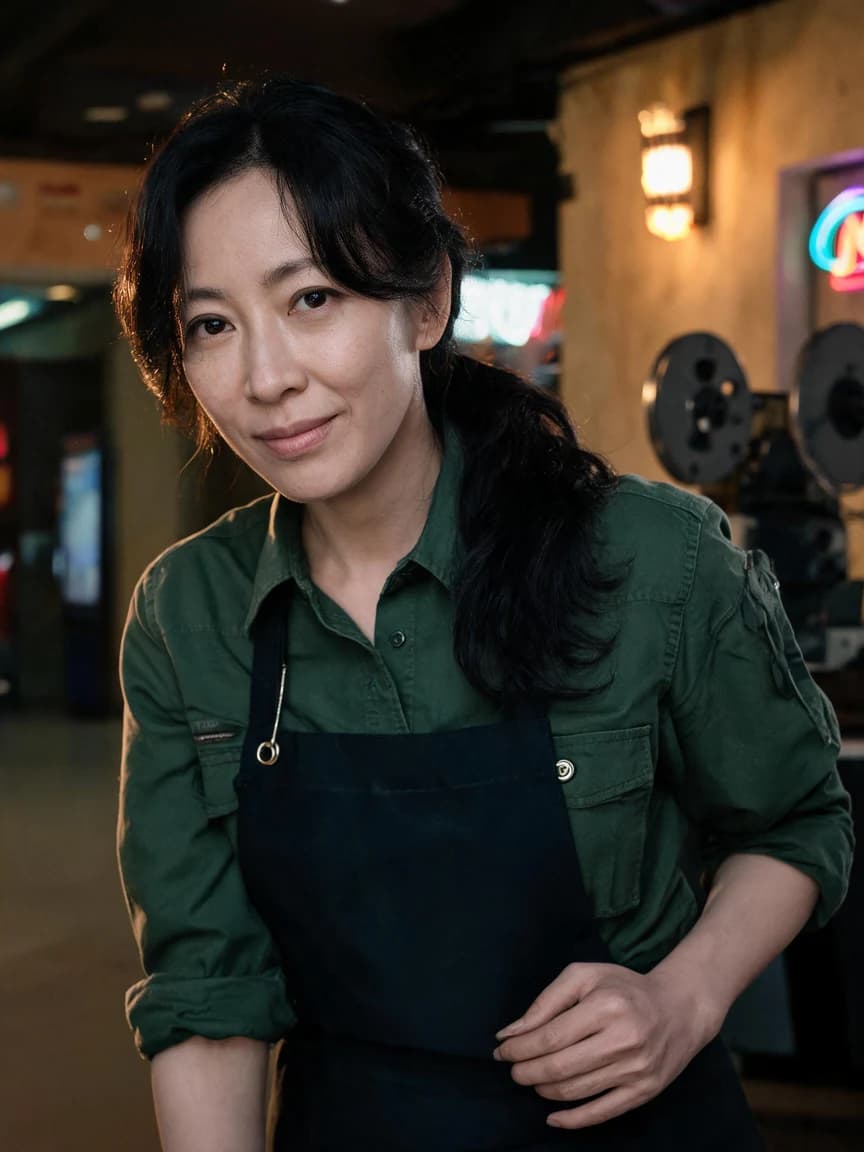 He Rui，movie-house usher · The Old District Cinema: Goodnight 128