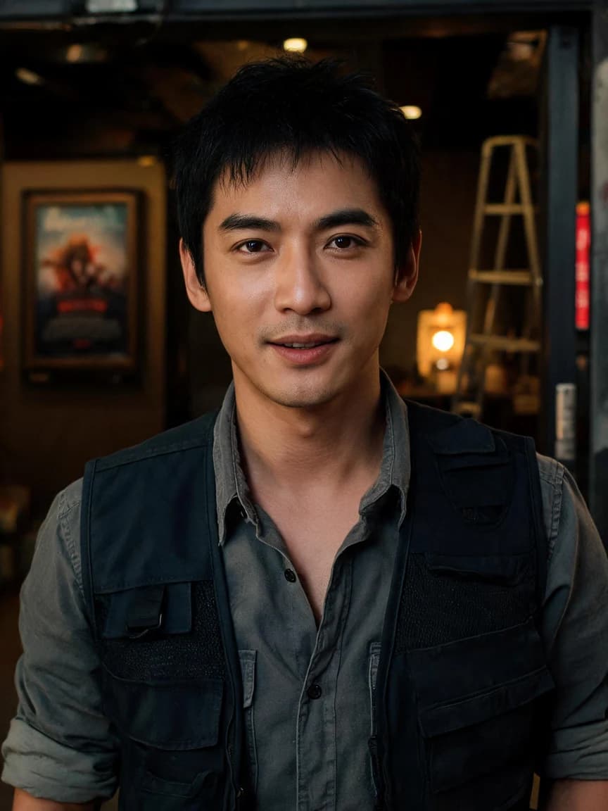 Gu Chuan，Equipment technician · The Old District Cinema: Goodnight 128