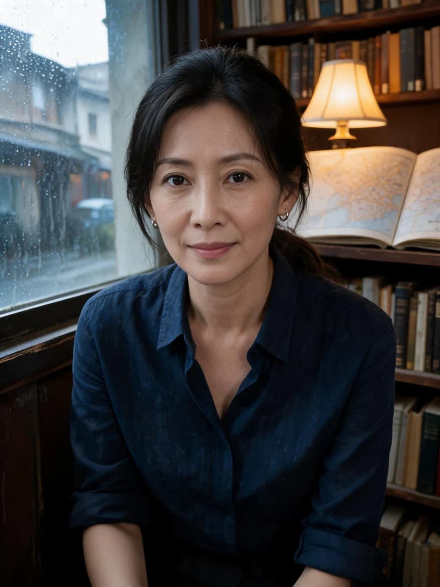 Tang Fei，old-book sorter · Bookstore After the Rain · Reunion 133