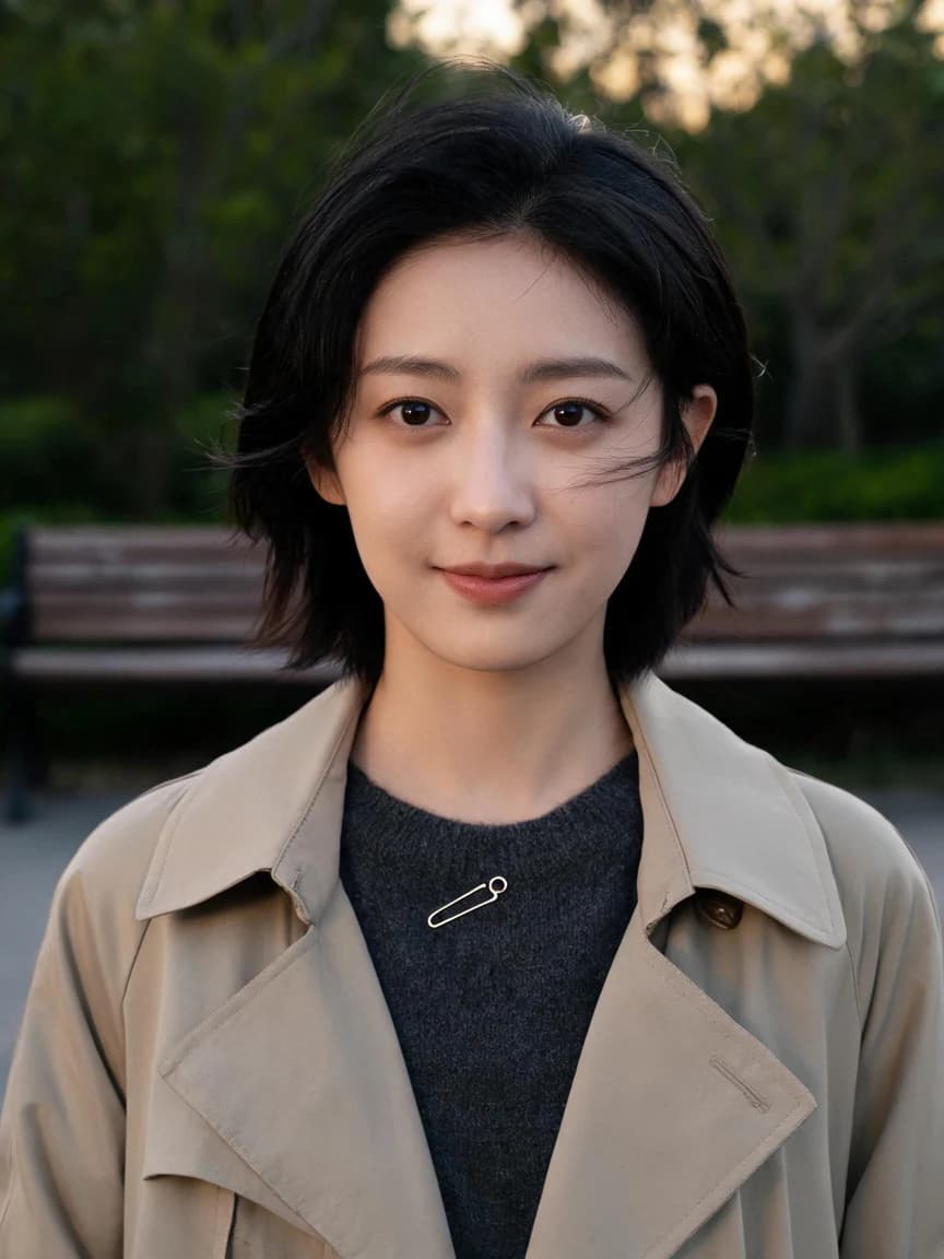 Yu Qing，park surveyor · Park at Dusk · Letter 154
