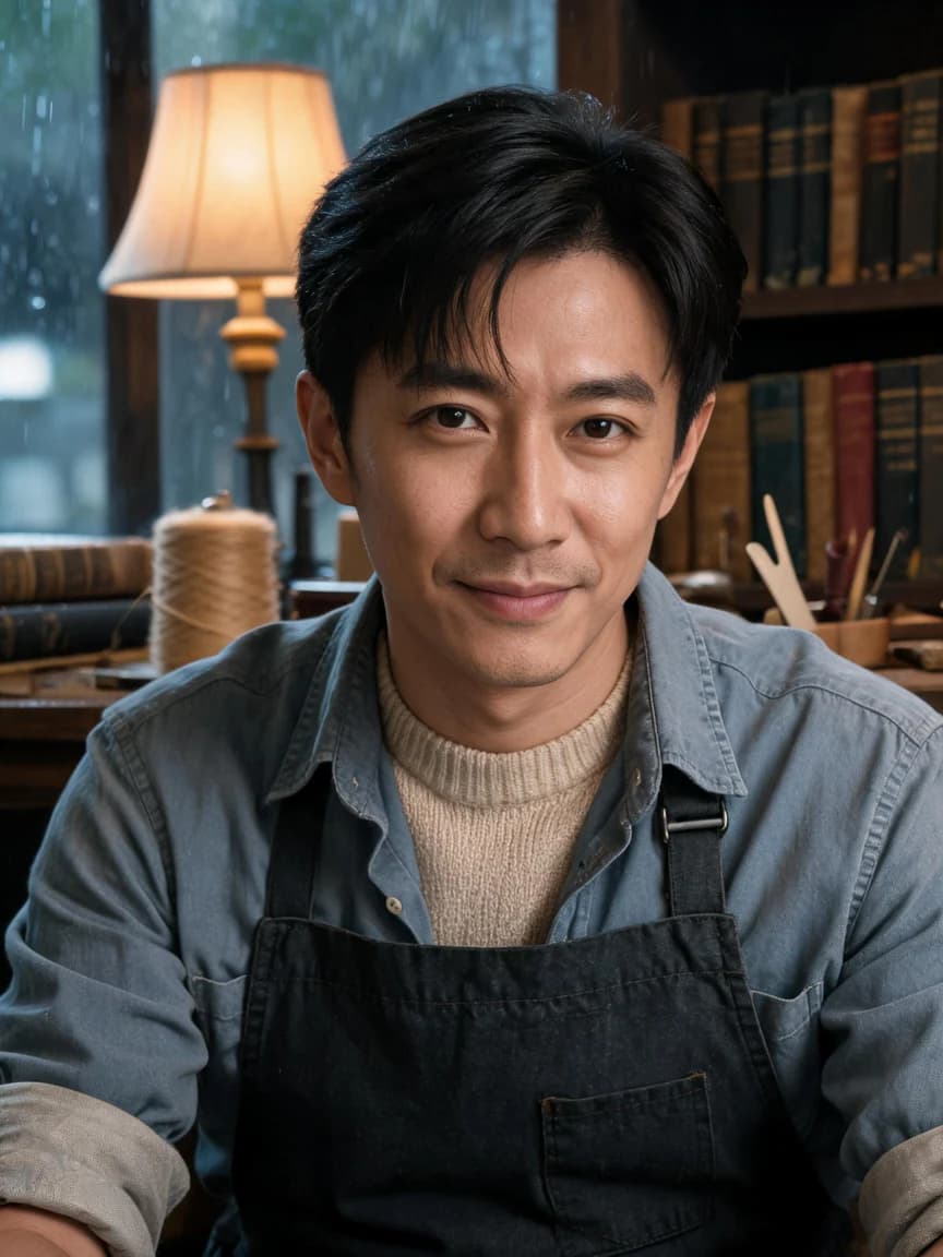 He Zhi，bookbinder · Bookstore After the Rain · Appointment 157