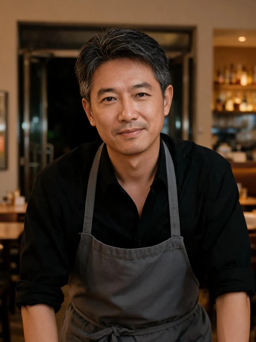 Han Jiang，restaurant owner · After-Hours Restaurant · Confession 177