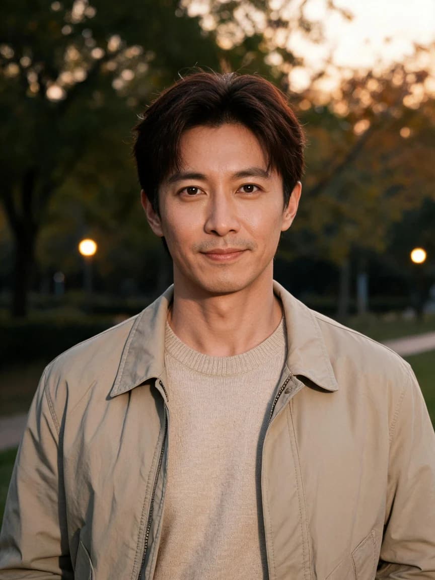 Luo Jin，park guide · Dusk in the Park · Confession 178