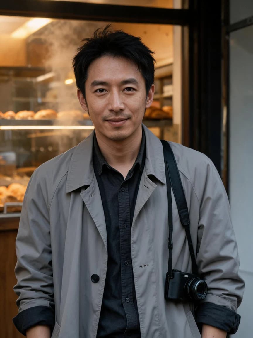 Xu Nan，early-shift photojournalist · The Morning Bakery · Distance 204
