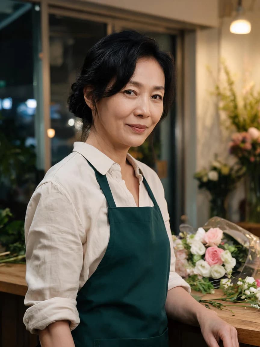 Lin Zhi，Florist owner · The Corner Flower Shop · Good Night 257