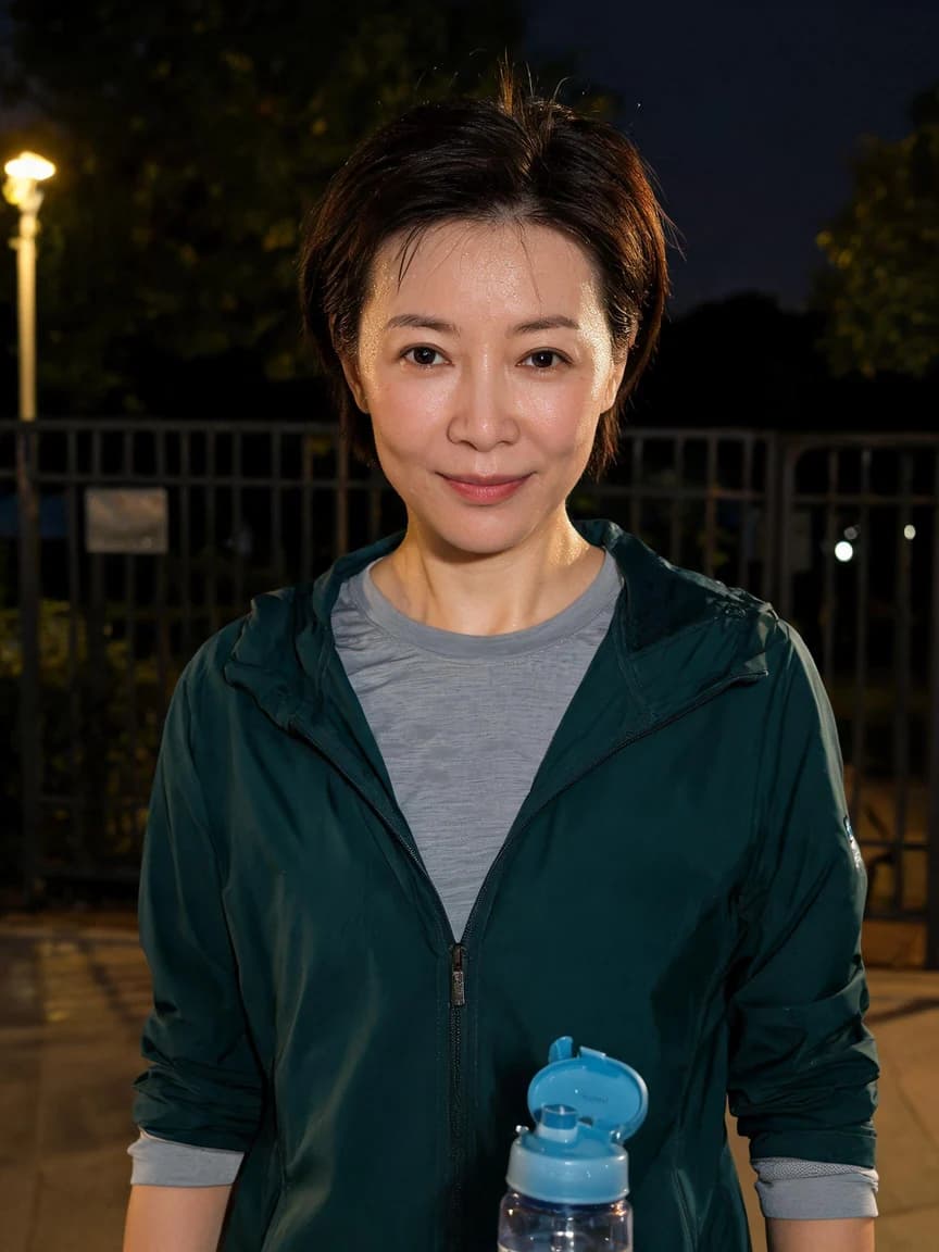 Xu Qing，evening runner · The Park at Dusk · Good Night 262
