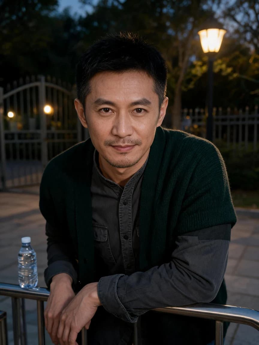 Mo Zhou，park caretaker · The Park at Dusk · Good Night 262