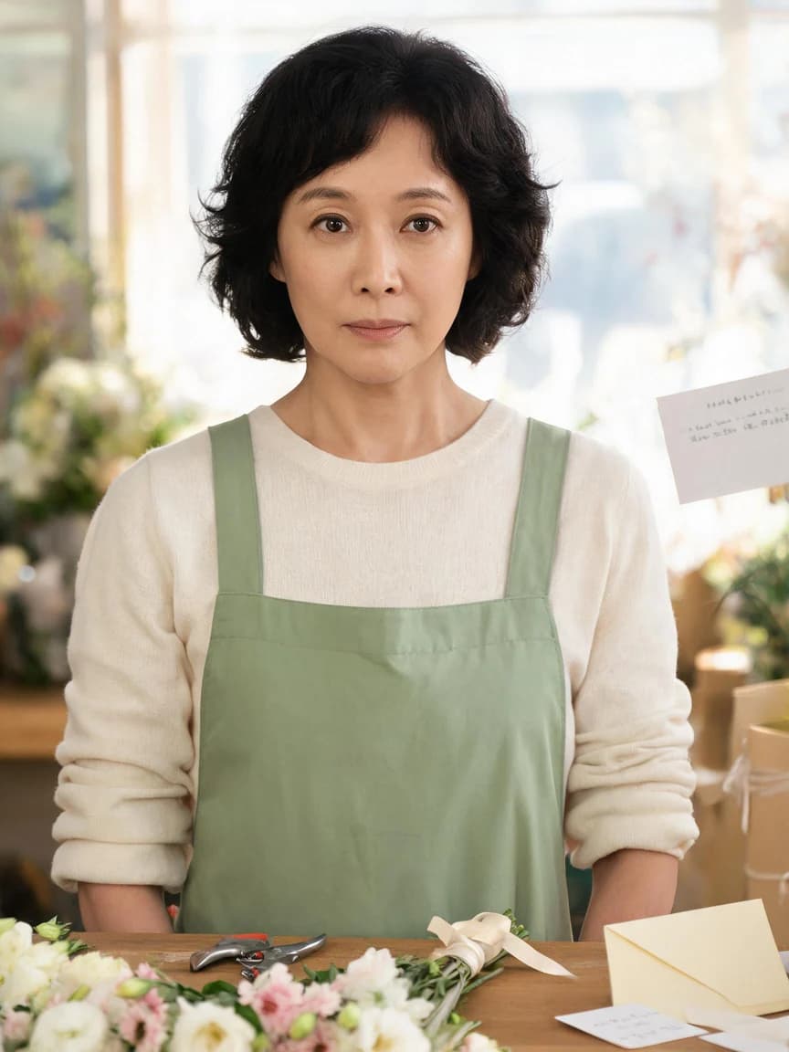 Meng Ling，flower shop trainee · The Corner Flower Shop: Letters 281
