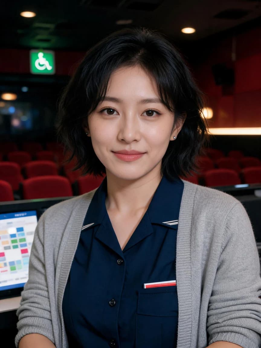 Song Zhen，movie ticket clerk · Cinema in the Old District: Reconciliation 320