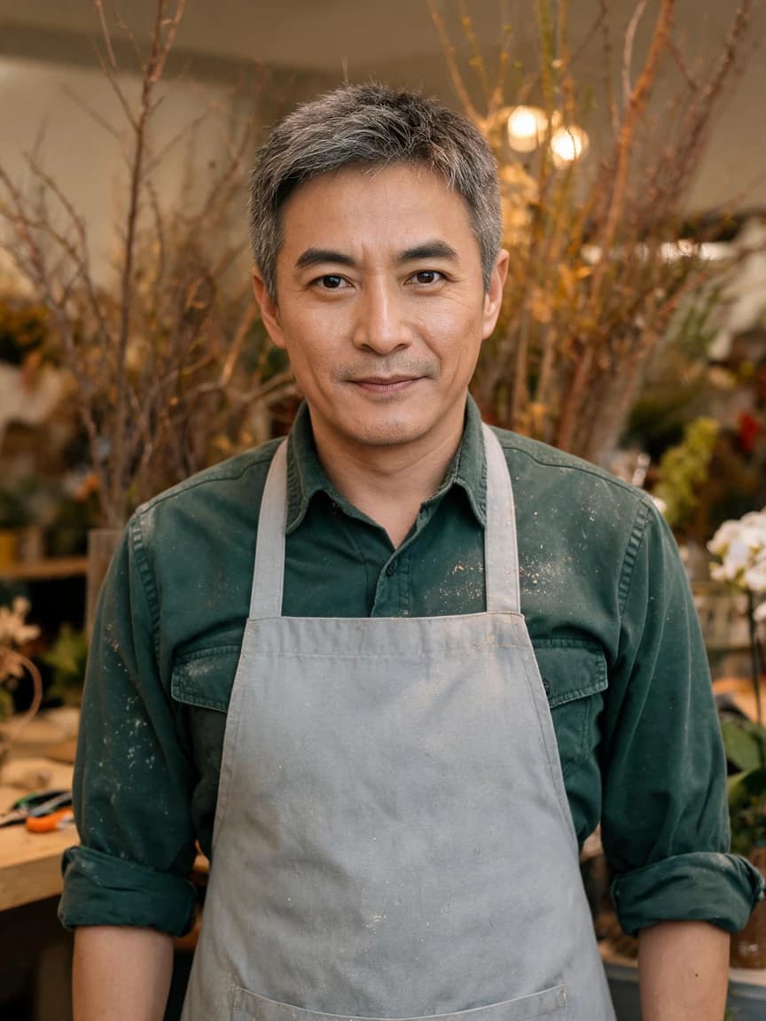 Mo Ye，garden care worker · The Corner Florist · Invitation 341