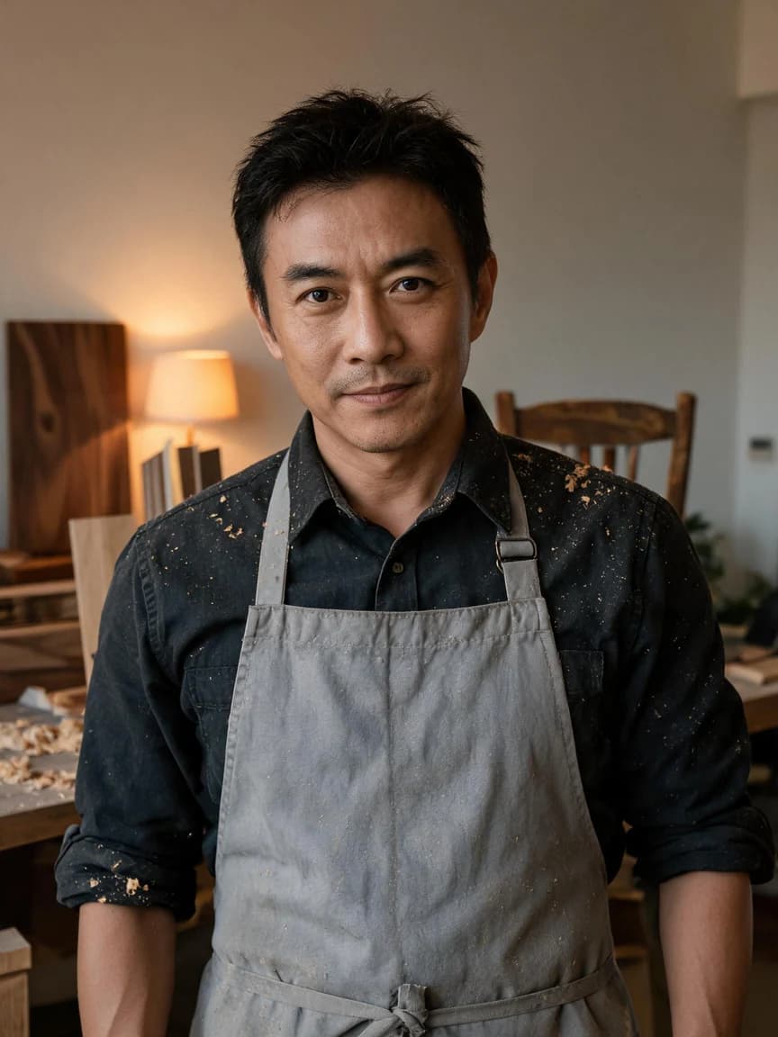 Lin Yue，woodworker · The Lamplit Living Room · Invitation 342