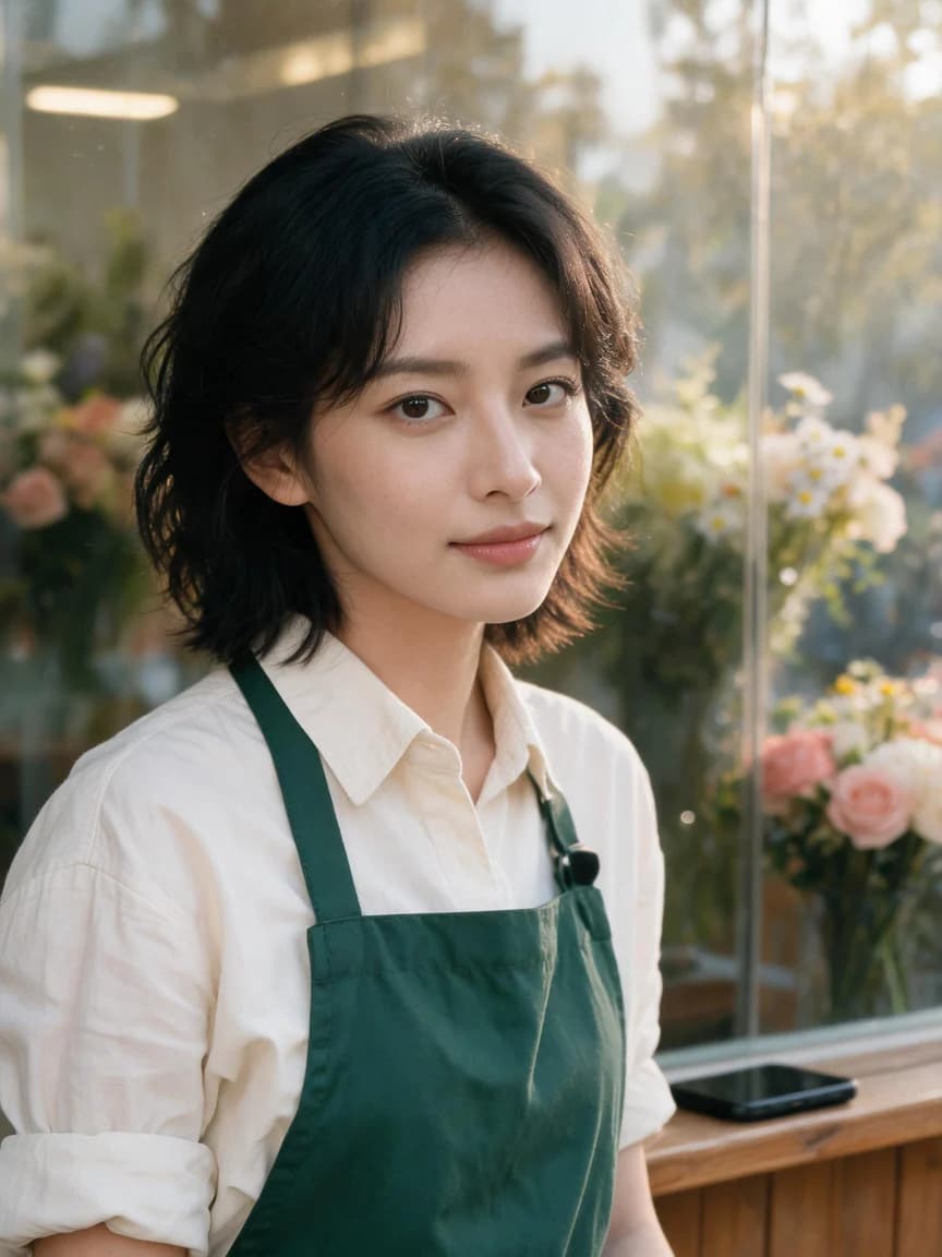 Ye Zhi，flower shop owner · Corner Flower Shop · Echo 365