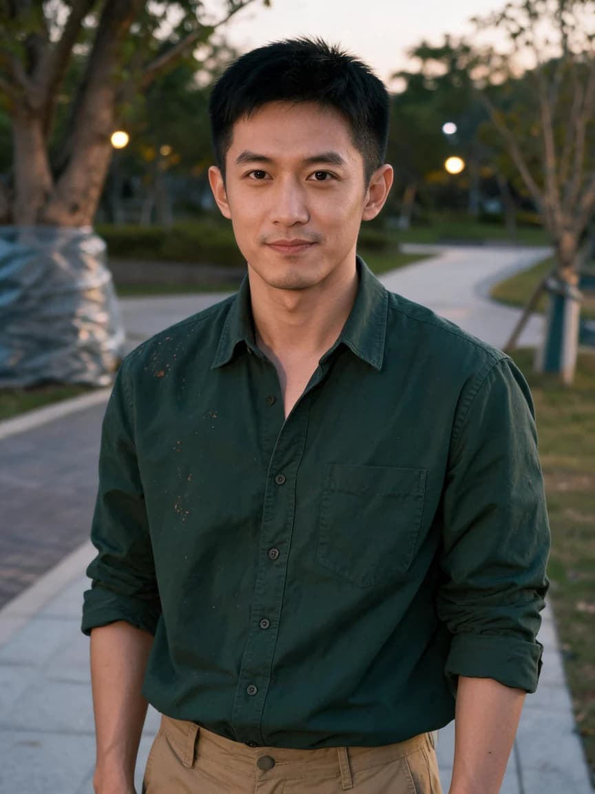 Gu Yuan，Gardenist · The Park at Dusk: Choice 382