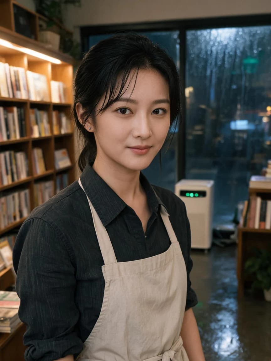 Chen Ning，bookshop owner · Bookstore After the Rain: Good Night 385