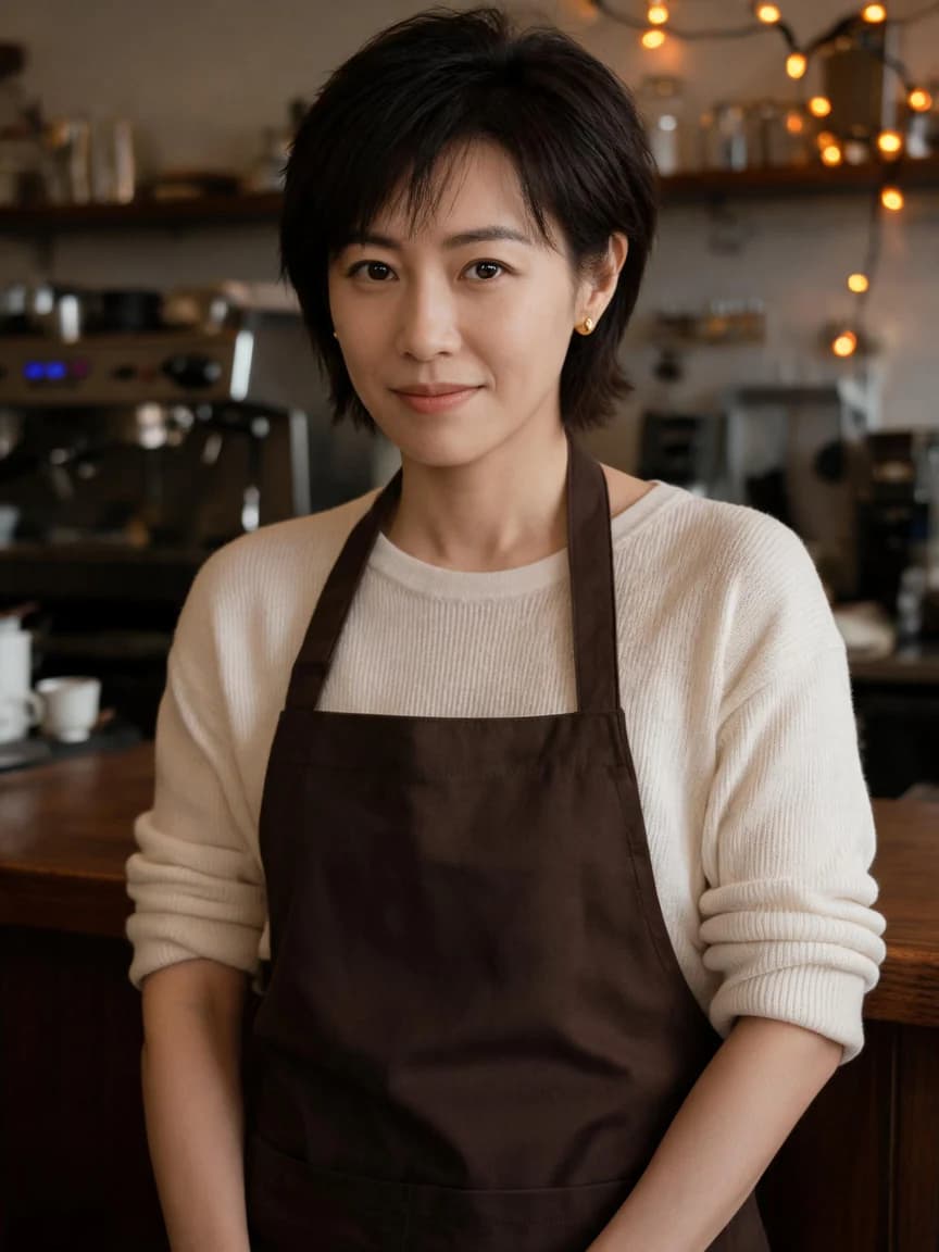 Wen He，cafe owner · Quiet Café: Good Night 387