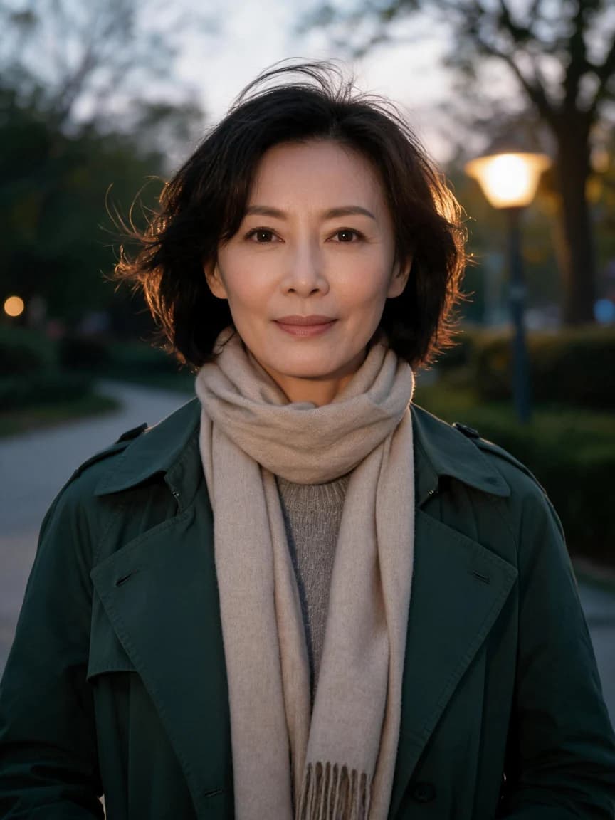 Ye Qing，park guide · The Park at Dusk: Good Night 394