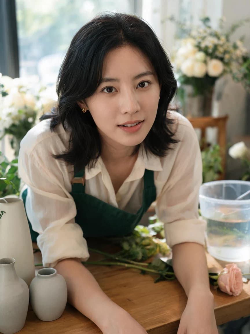 Xuyin，flower shop owner · The Corner Flower Shop · Invitation 473