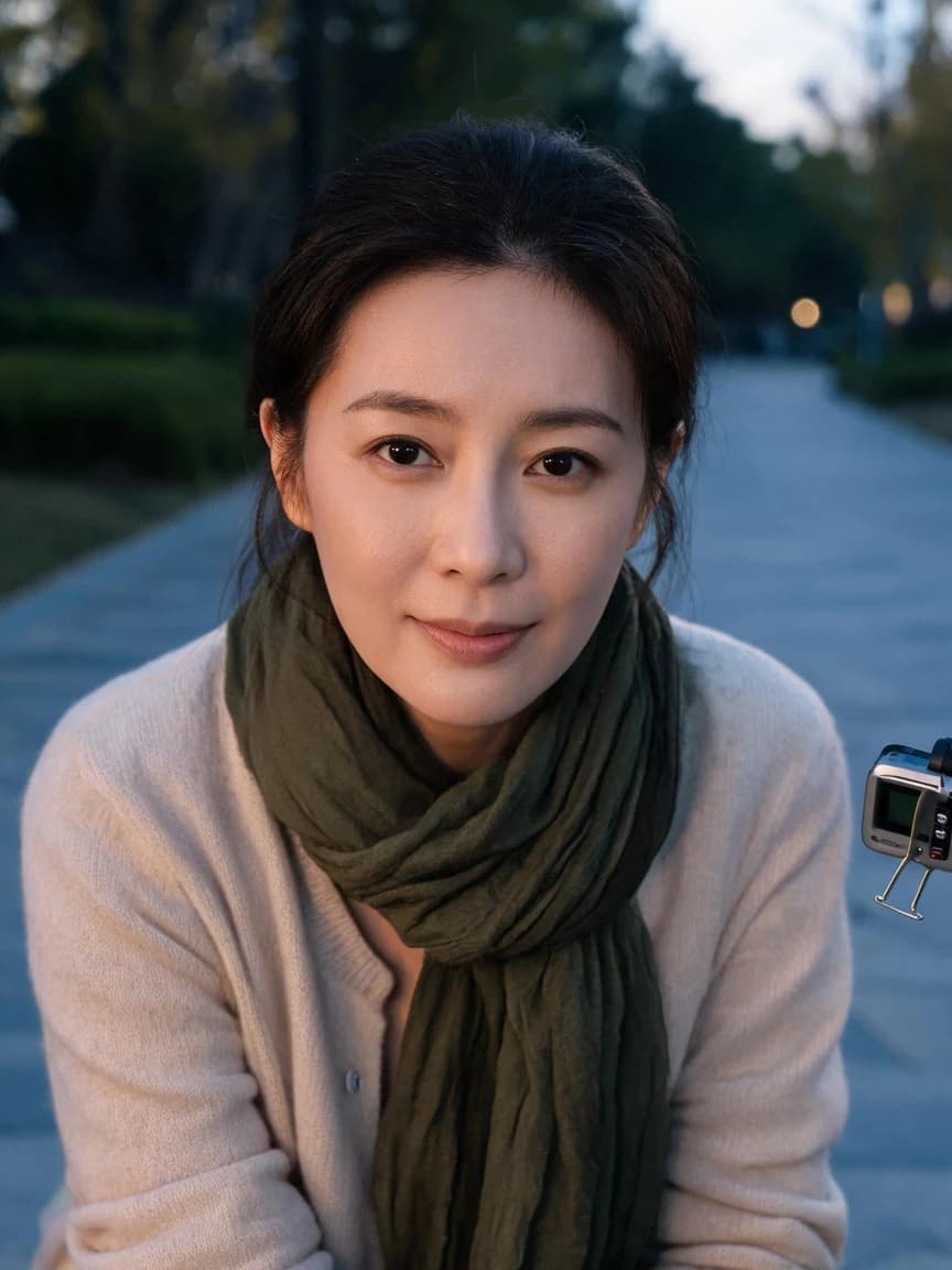 Yu Qing，park volunteer · The Park at Dusk · Echo 502