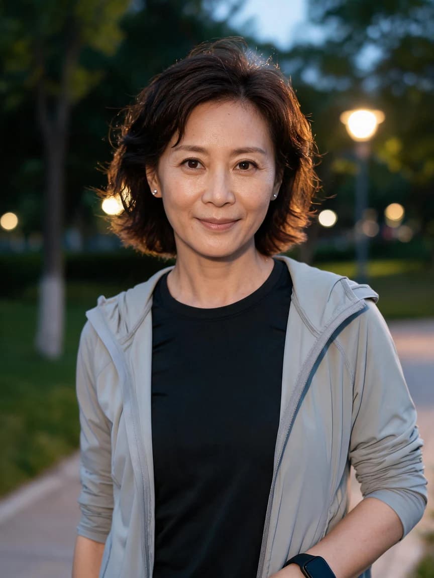 Ye Xia，park jogger · Evening Park: Promise 622