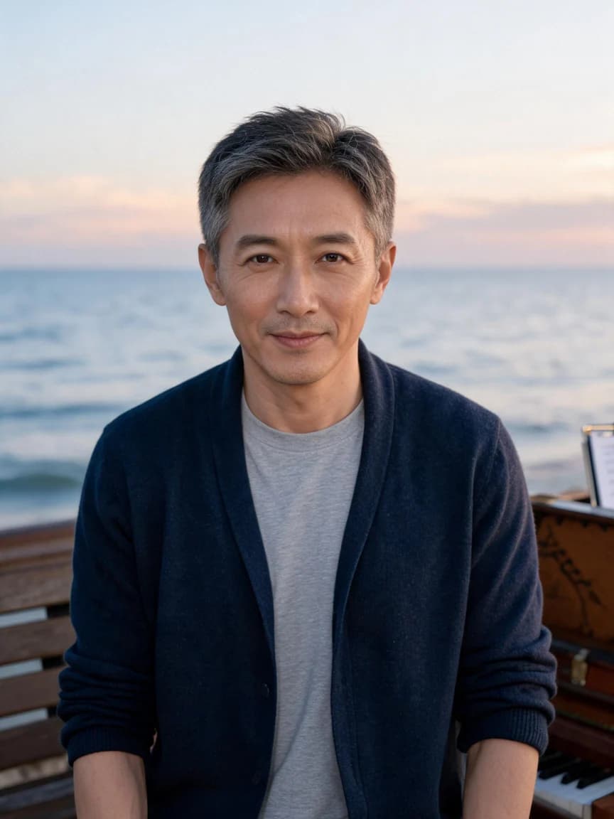 Gu Zhou，music teacher · Seaside Bench: Echo 631