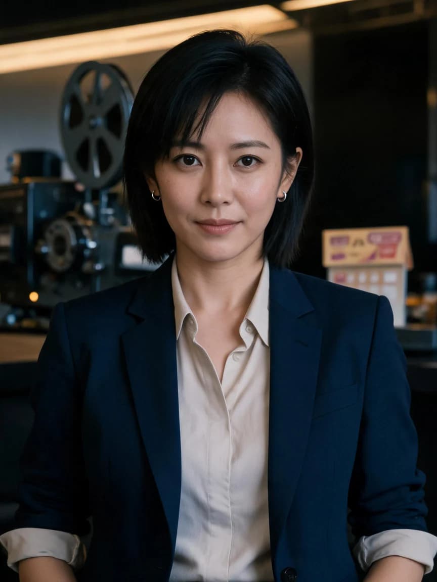 He Qing，cinema manager · Old Town Cinema · Echo 632