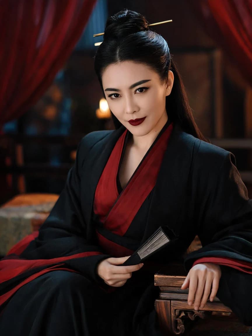 Xiao Zhao，Empress of Great Qian · The Daqian Empress in Order to Cure Her Husband's Impotence by laonadididi
