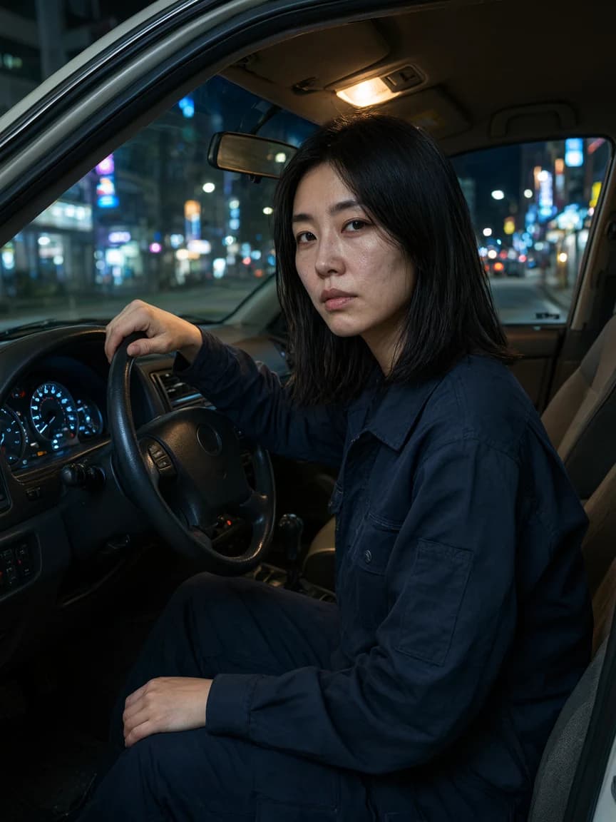 Jiang Wan，The night driver still running after the last train