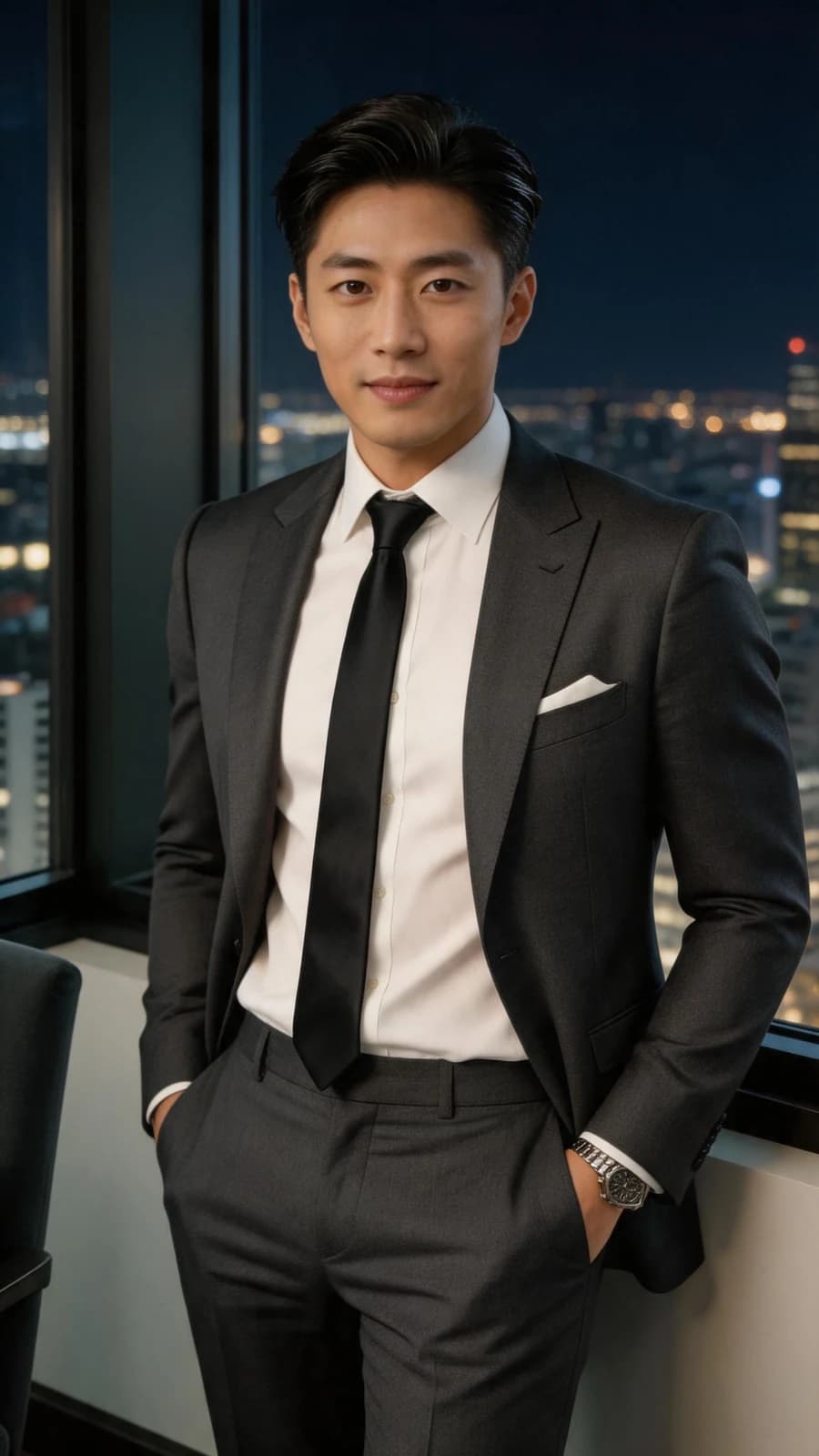Jin, Husband in Hidden Marriage Tearing Up Divorce Papers. Fictional adult character on Huangguo Peipei